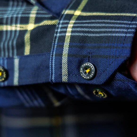 DIXXON Flannel x DEF LEPPARD - ON THROUGH THE NIGHT - Collab Flannel - Men's M - Picture 6 of 12